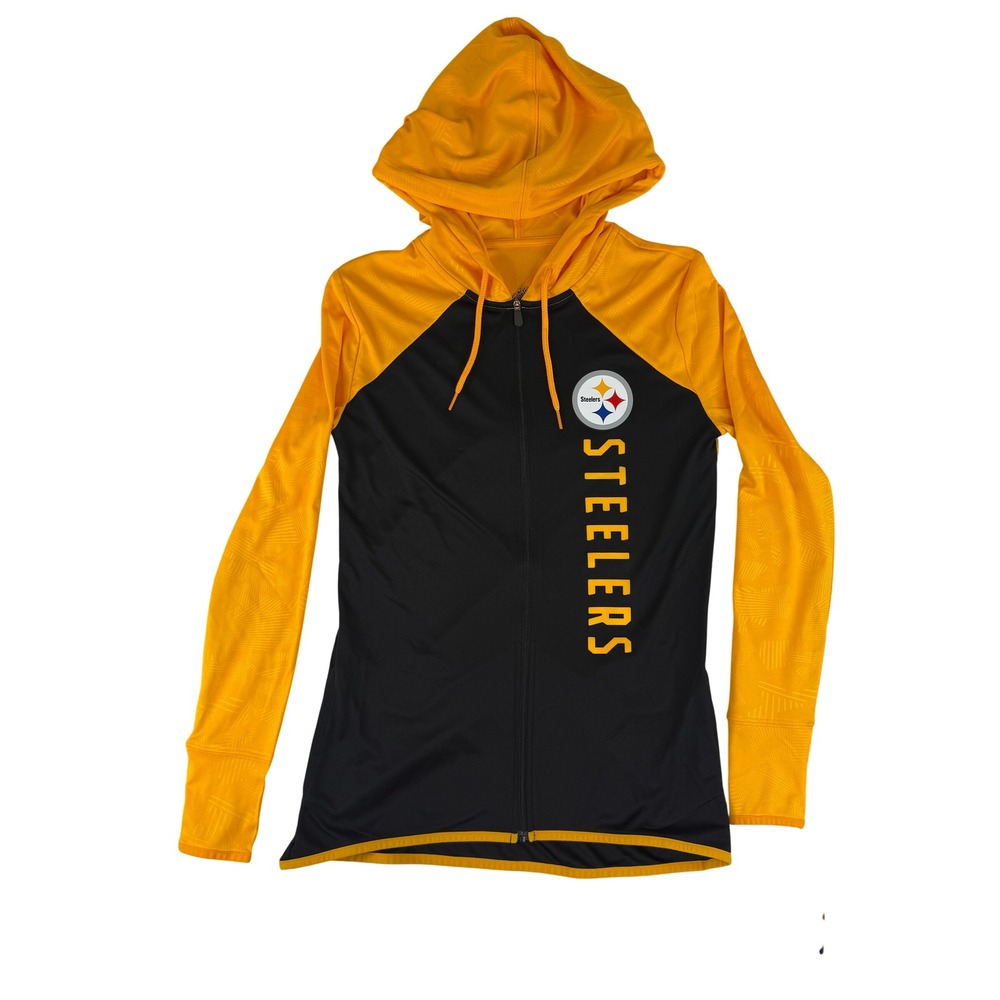 Fanatics Pittsburgh Steelers Hoodie Womens XS Full Zip Performance NWT